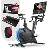 Sportstech Heimtrainer + 21.5' Touch Display - Deutsche Qualitätsmarke - APP mit Live Workouts & Kursen Fitnessbike mit patentierter LED Technologie, Ergometer, sBike (sBike + Bundel)