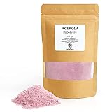 ERBOTECH, Acerola Pulver, 100 g Packung, Natürliche Quelle von Vitamin C, mit antioxidativen Eigenschaften, Vegan