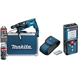 Makita HR2631FT13 Kombihammer für SDS-PLUS 26 mm im Alukoffer & Bosch Professional Laser Entfernungsmesser GLM 40 (Flächen-/Volumenberechnung, max. Messbereich: 40 m, 2x 1,5-V Batterien, Schutztasche)