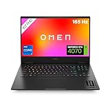 HP Omen Gaming Laptop - 16,1” FHD IPS-Display - Intel Core i7-14700HX - 32GB DDR5 RAM - 1TB SSD - NVIDIA GeForce RTX 4070 - Windows 11 Home - QWERTZ - Schwarz
