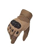 Taktische Handschuhe für Herren, Halbjahreszeit, Outdoor-Sport, für Kampf, Roller, Militär, Motorrad, Paintball, Radfahren, Wandern, Airsoft, Camping, Jagd, Fahrrad (L)