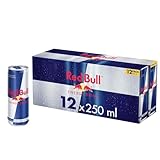 Red Bull Energy Drink Dosen Getränke 12er Palette, EINWEG (12 x 250 ml)