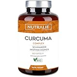 Kurkuma Kapseln Hochdosiert BIO 1420mg - Curcumin + Curcuma + Pfeffer Piperin + Ingwer - Kurkuma Bio & Vegan - Laborgeprüft - Kurkuma Extrakt - Curcuma Komplex - 120 Kapseln - Nutralie