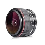 Meike Optics MK 6,5mm f2.0 Fisheye Objektiv Ultra-Weitwinkel für Sony E-Mount