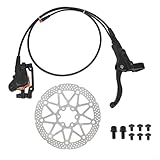 HomeVortex Hydraulisches Scheibenbremsset vorne links mit 160 mm Bremse für Rotor-Set, Aluminiumlegierung, Bremssystem für Elektrofahrrad, E-Bike, Mountainbike, MTB