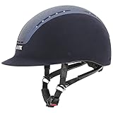 uvex suxxeed glamour - robuster Reithelm für Damen und Herren - individuelle Größenanpassung - optimale Belüftung - blue - 57-59 cm