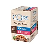 Wellness CORE Tender Cuts, Thunfisch Selection mix, 6 x 85 g, Nassfutter für ausgewachsene Katzen in Sauce, ohne Zuckerzusatz, getreidefrei, mit hohem Fleischanteil