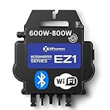 Wechselrichter 800W - APSystems EZ1-M 800Watt Mikrowechselrichter 800w mit WLAN & Bluetooth auf 600Watt gedrosselt Plug & Play Wechselrichter Balkonkraftwerk, 800w Wechselrichter PV VDE Zertifiziert