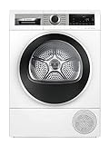 Bosch Wärmepumpentrockner für 8 kg Wäsche, Serie 6, A+++, 176 kWh/Jahr, Auto Dry, Anti Vibration-Design, Sensitive Drying-System, Umweltfreundliches Kühlmittel, Weiß, WQG235D00