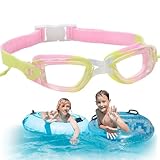 Generisch Schwimmbrillen für Kinder,Schwimmbrillen für Kinder, Schwimmbrille für Kleinkinder mit Ohrstöpseln, Schwimmbrille, Schwimmbrille, Schwimmbrille für, Mädchen, Schwimmbad