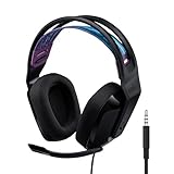 Logitech G335 Kabelgebundenes Gaming-Headset, Flip-to-Mute-Mikrofon, 3,5 mm Audioanschluss, Memory-Schaum-Ohrpolster, Leicht, Kompatibel mit PC, PlayStation, Xbox, Nintendo Switch - Schwarz