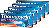 Thomapyrin INTENSIV Tabletten - 3fach Power bei intensiveren Kopfschmerzen & Migräne - 5 x 20 Stk.