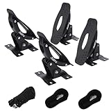 Just-V Kayak Carrier Kayak Holder Car Set of 4 Kayak Roof Rack universal roof Rack can Carry 75 kg, Holder for Kayak and ski Board Including 4 All-Purpose