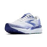 Brooks Damen Ghost 16 Laufschuhe Neutralschuh White/Amparo Blue/Limpet Shell - Weiß 38,5