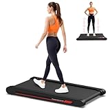 Sperax 3-in-1 Vibration für Laufband für Zuhause mit App Bluetooth 0.3-6km/h den Heim - und Walking Vibration Pad Bürogebrauch und Fernbedienung - Vibration für Zuhause und Büro (Rot)
