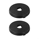 CWOQOCW Dunstabzugshaubenfilter für Küche, Aktivkohlefilter, 2 Stück, geruchsabsorbierender Ersatz-Abluftventilatorfilter, 135 mm x 135 mm x 18 mm