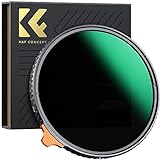 K&F Concept Nano-X 77mm ND Filter Variabler Graufilter ND2-400 (1-9 Stop) Vario ND Filter mit Filtertasche