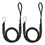 Bungee Dock Line with Hook, 2 Pcs Boot Festmacherleine, Dock Line Boot Festmacher Seil, Bungee Dock Line Mit Festmacher Bootszubehör Für Kajak Jetski Pontoon Kanu