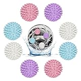 Lixiluxia 8 Stück Trocknerbälle für Wäschetrockner, Trocknerball Trockner Ball, Waschkugel für Waschmaschine, Dryer Balls, Waschbälle für Daunenjacken, Bälle Waschball, Wäscheball, Trocknerkugeln