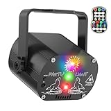 Kabelloses Discokugel Partylicht 4500mAh Akku Musikgesteuert Discolicht Party licht 60 Verschiedene Muster Strobe-Effekt Partylicht Mit Fernbedienung und 2M USB für Familie kinder Fest Klub