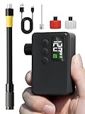 GPUTEK Fahrradpumpe Elektrisch, Fahrradzubehör 120 PSI kabellose Fahrradpumpe mit Druckmesser, Auto-Off und LED-Licht. für E-Bikes, Mountainbikes, City und Rennräder mit Presta und Schrader Ventilen