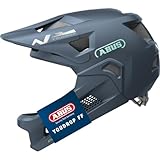 ABUS MTB-Helm YouDrop FF - Fullface-Helm für Kinder und Jugendliche - für den Einstieg in den Mountainbikesport - mit abnehmbarem Kinnschutz - Blau, Größe S