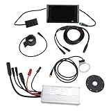 Tbest Elektrofahrzeug -Umrechnungskit 22A Controller S966 LCD Panel Daumen Drosselklappenhilfssensor für 500 -W -Motor -DIY -Enthusiasten