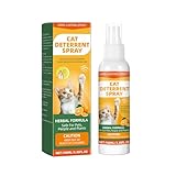MUOCOBU Katzenschreck Spray, Katzenabwehrspray, eingeschränkte Bereiche - für das Verhalten von Katzen, Schützen von Möbeln, Sofas, Teppichen, Indoor & Outdoor