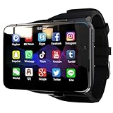 Smartwatch mit 4G/WLAN-Konnektivität, 7,3 cm HD-Touchscreen, langlebiger 2300-mAh-Akku, unterstützt Kamera-Anrufe, Apps, GPS-TV, funktioniert mit iOS- und Android-Handys