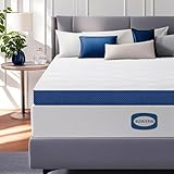 SEZMOONSI Topper 180x200cm, H4-H5 10cm Höhe hypoallergen & atmungsaktiv Kaltschaum Matratzentopper, bequemer Matratzen Topper für Boxspringbett, Wohnwagen, Schlafsofa, mit waschbarem 3D-Netz Bezug