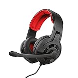 Trust Gaming GXT 411 Radius Gaming-Headset für PC, PS5, PS4, Xbox, Nintendo Switch, Mobile, Over Ear, 3.5mm Klinke, Lautstärkeregler, Einstellbaren Mikrofon - Schwarz