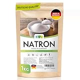 EWL Naturprodukte Natron Pulver Backing Soda,Deutsche Herstellung u. Abfüllung, Hochreine Lebensmittelqualität, Natronpulver 1kg