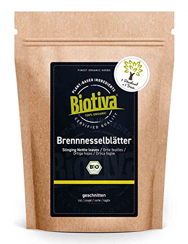 Bio Brennnesselblätter-Tee 500g - loser Brennnesseltee - geschnittene Brennnesseln- Abgefüllt und kontrolliert in Deutschland