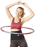 NAJATO Sports Hula Hoop Reifen Erwachsene – Inkl. Ebook (PDF Datei) & wahlweise mit Bauchweggürtel – 1,20 kg & 95 cm Durchmesser – Für Deine Traumfigur