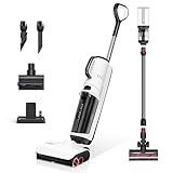 Roborock Dyad Pro Combo 5-in-1 Nass Trockensauger Kabelloser 17000Pa Wischsauger kabellos mit Akku Staubsauger für Teppichreinigung, elektrische Minibürste und 2 Reinigungsköpfe, APP, Sprachsteuerung