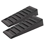 Wohnmobil Ausgleichskeile Leveller 2er Set Schwarz Auffahrkeil Ausgleichskeil