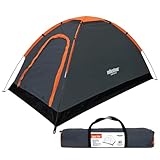 Milestone Camping Kuppelzelt/wasserabweisendes Zelt mit Tragetasche enthalten (1 Person)