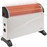 Arebos Konvektor 2000 Watt | 3 Heizstufen | Regelbares Thermostat | Energiesparend | einsetzbar als Standgerät | Heizgerät mit Frostschutzfunktion | Weiß