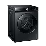 Samsung WW11DB8B95GBU2 Bespoke Waschmaschine, 11 kg, 1.400 U/min, Extra energiesparend, EEK: A (-40%), AI Ecobubble, QuickDrive, AI Wash, SuperSpeed 39 Min, Schwarz