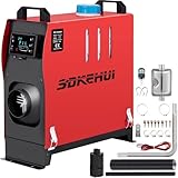 otmechl 12V 8KW Diesel Standheizung, Luft Dieselheizung mit Fernbedienung und LCD-Monitor für Auto, LKW, Boot, Bus, Wohnmobil und Anhänger ect