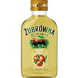 Likier Zubrowka Rajskie Jablko 0,1L - Apfellikör | Likör |100 ml | 32% Alkohol | Żubrówka | Geschenkidee | 18+