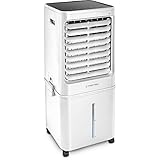 TROTEC Aircooler PAE 61 mobiler Luftkühler, 4-in-1 Luftkühler, Luftbefeuchter, Luftreiniger und Ventilator, 40 l Tank, 2,6 l/h Verdunstungsleistung, 4 Gebläsestufen, Timer, Nachtmodus