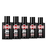 Alpecin Grey Attack Coffein & Color Shampoo - 5 x 75 ml - Gegen graue Haare | Natürliches Farbergebnis ab 2-4 Wochen | Erblich bedingtem Haarausfall wird vorgebeugt