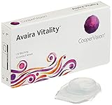 Coopervision Avaira Vitality spheric, Monatslinsen weich, 6 Stück / BC 8.4 mm / DIA 14.2 mm / -2.5 Dioptrien