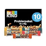 BE-KIND® Probierpaket, 10er Box mit 5 verschiedenen Geschmacksrichtungen, 10 x 40g Riegel​