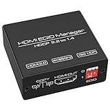 HDMI EDID Manager 4k Prophecy Emulator 8 EDID-Modus EDID-Kopierer programmierbare Verstärkungen Equalisiert 4k @ 60Hz HDMI 2.0b-Signal HDCP2.2 18 Gbit/s HDR YUV 4: 4: 4 cec