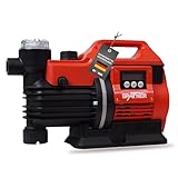 Grafner Digitaler Hauswasserautomat 650 Watt, 3,5 bar, Fördermenge 3300 l/h, LCD-Display, Vorfilter, Rückschlagventil, Durchflussschalter, Thermoschutzschalter, Hauswasserwerk Wasserpumpe Brunnenpumpe