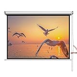 xinzyxx Projektion Leinwand Projektionswand 4K HD Filmleinwand Heimkino Wandmontage Beamerleinwand, Projektionsleinwand, Rolloleinwand, Schwarze Rückseite Gegen Lichtdurchlässigkeit(16:9 72')