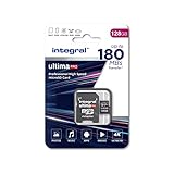 Integral 128 GB Micro SD Karte 4K Video Lesegeschwindigkeit 180 MB/s und Schreibgeschwindigkeit 150 MB/s MicroSDXC A2 C10 U3 UHS-I 150-V30 Unsere schnellste High Speed Micro SD Speicherkarte