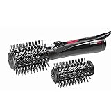 BaByliss Pro Rotierende Warmluftbürste mit 2 Bürstenaufsätzen, 800 Watt, Schwarz,1 Stück (1er Pack)